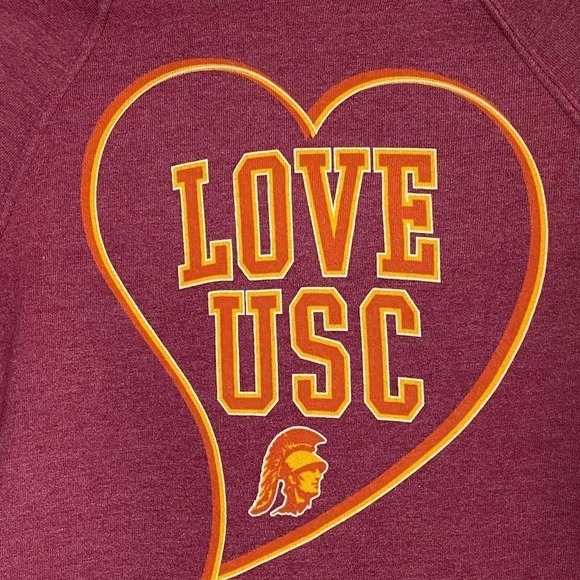 USC Collegiate Love USC‎ Hoodie Pullover Sweatshirt Size XS - Picture 3 of 6